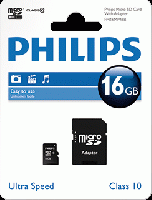 Philips micoSD 16 GB met SD adapter