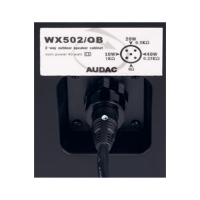 AUDAC PURRA 5.2E/B - Audio achtergrond set  - ZWART