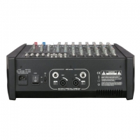 GIG-1000CFX 12-kanaals live-mixer incl. dynamiek, DSP en 1000W versterker