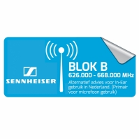 SENNHEISER EW300-2  stuks IEM G3 X IN-EAR SET- BLOK B